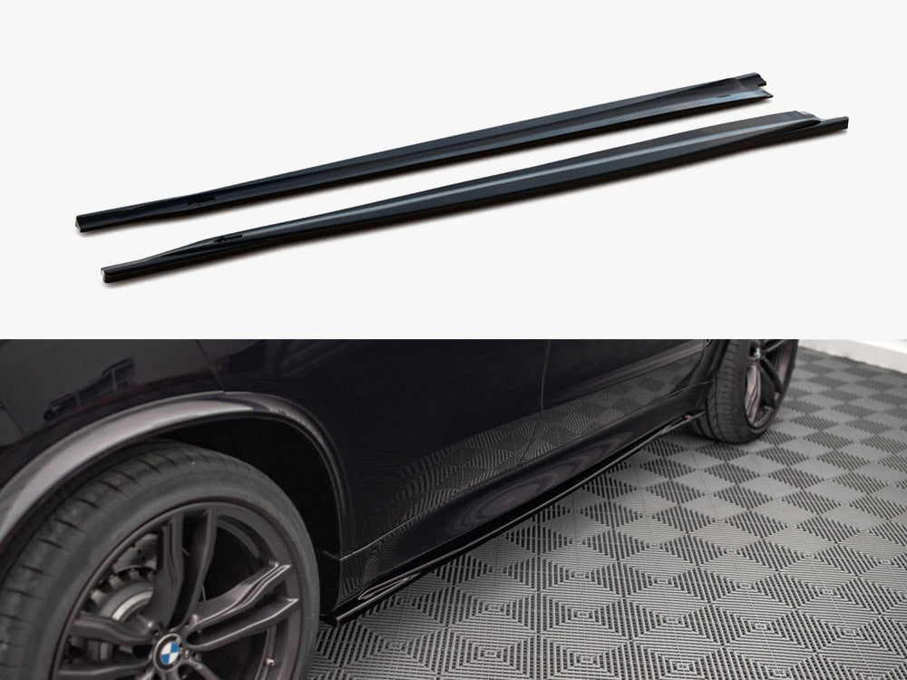 Side Skirts Diffusers V.1 compatible with BMW X5 M F85
