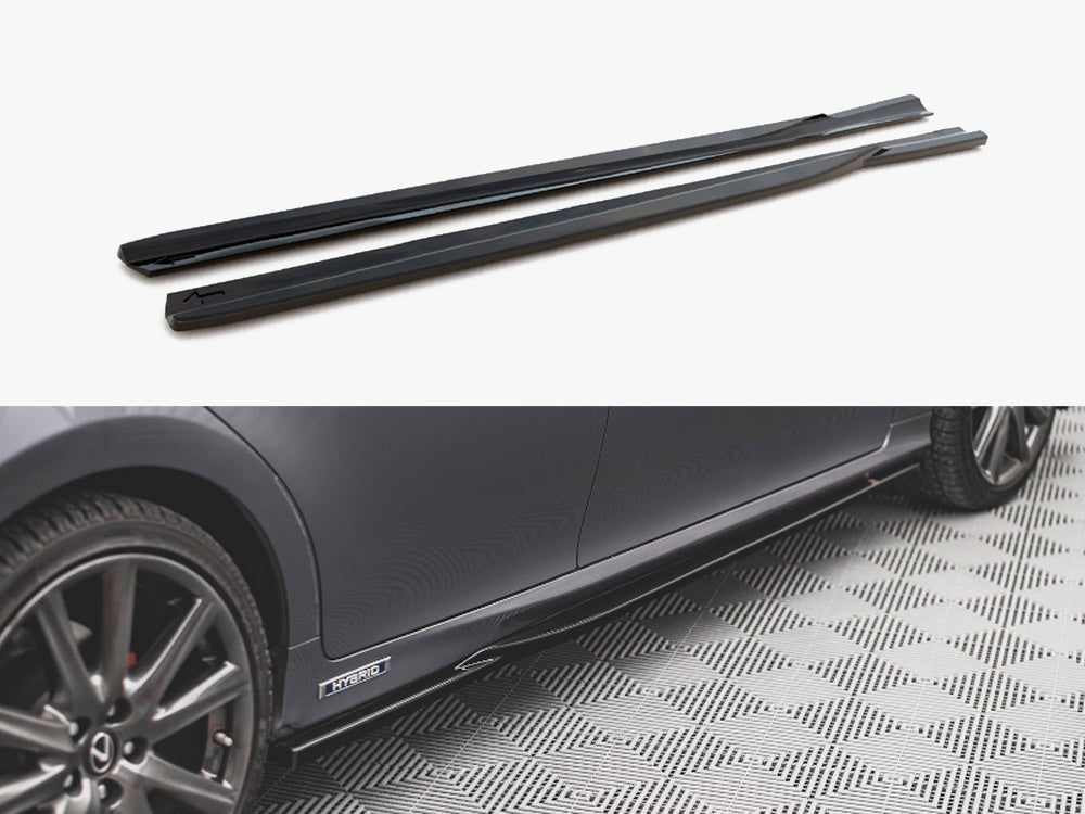 Side Skirts Diffusers compatible with Lexus GS F Sport Mk4 (L10)