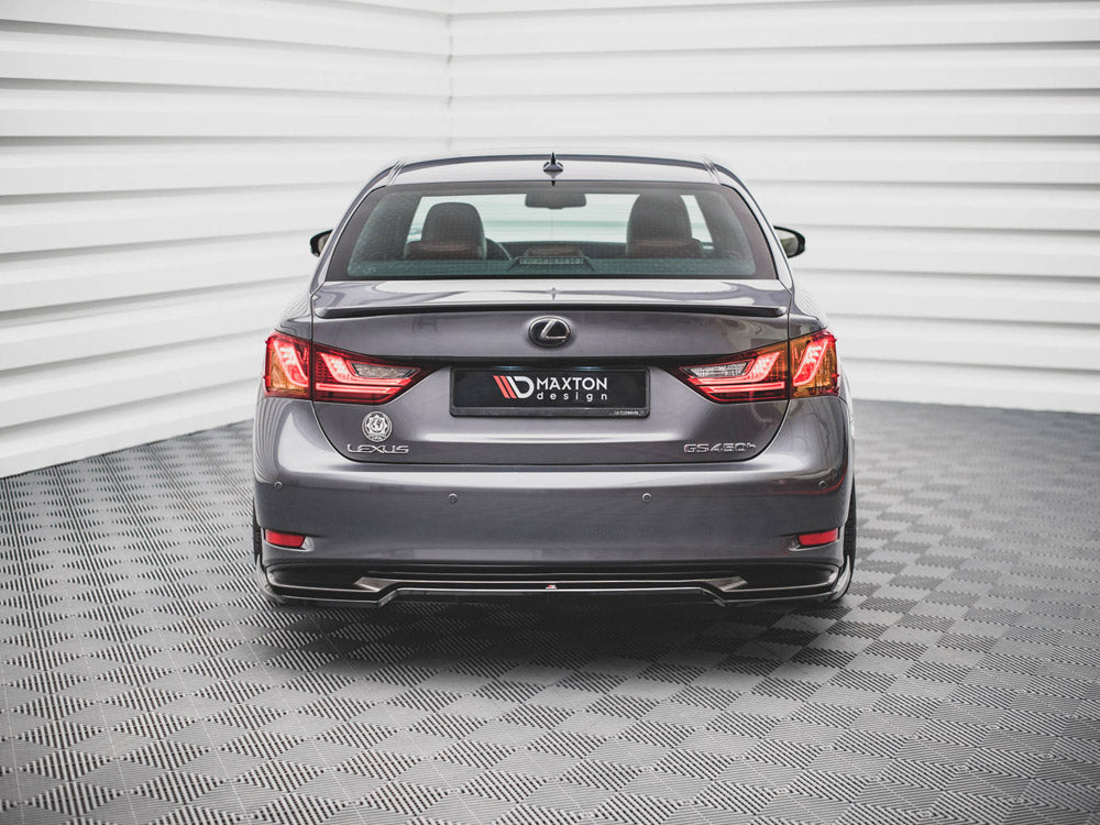 Rear Splitter (Vertical Bars) compatible with Lexus GS F Sport Hybrid Mk4 (L10)