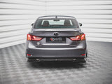 Rear Splitter (Vertical Bars) compatible with Lexus GS F Sport Hybrid Mk4 (L10)