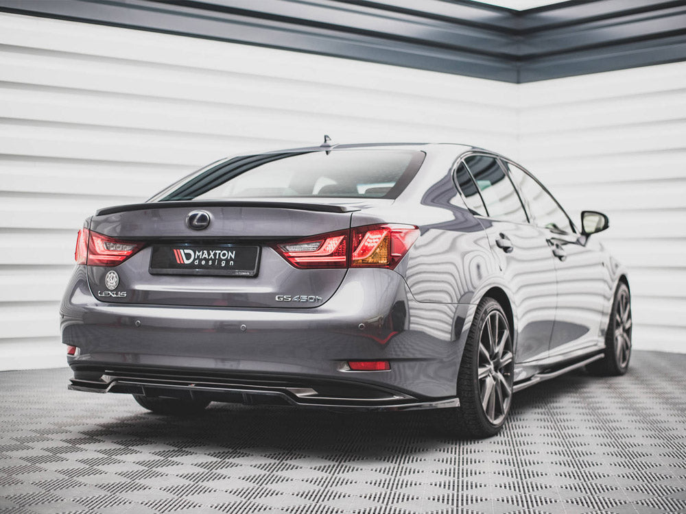 Rear Splitter (Vertical Bars) compatible with Lexus GS F Sport Hybrid Mk4 (L10)