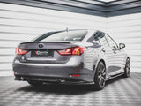 Rear Splitter (Vertical Bars) compatible with Lexus GS F Sport Hybrid Mk4 (L10)