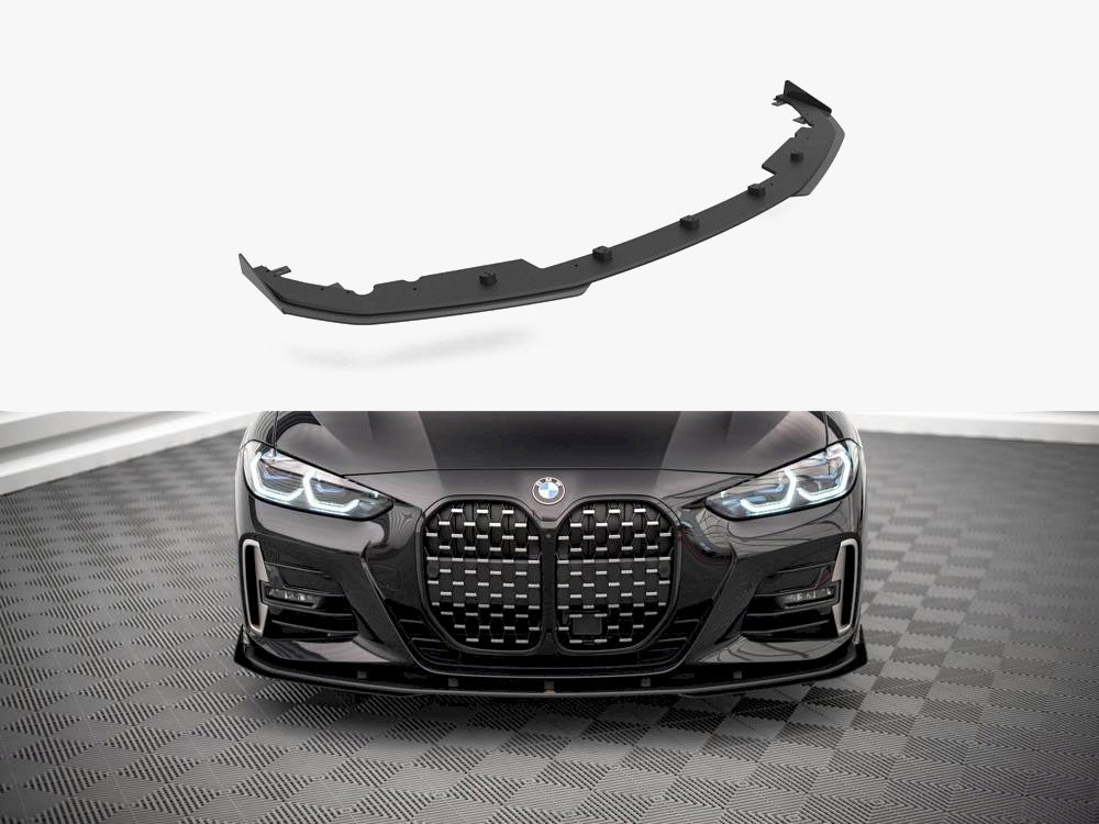 Street PRO Front Splitter + Flaps compatible with BMW 4 M-Pack / M440i G22 / G23 / G22 Facelift / G23 Facelift