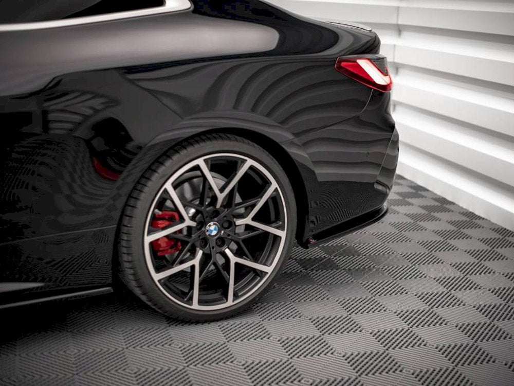 Rear Side Splitters V.1 compatible with BMW 4 M-Pack G22 / G23 / G22 Facelift / G23 Facelift