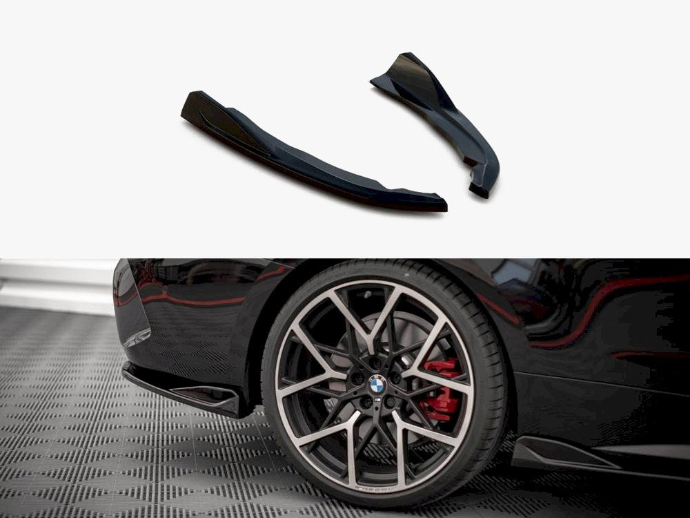 Rear Side Splitters V.2 compatible with BMW 4 M-Pack G22 / G23 / G22 Facelift / G23 Facelift
