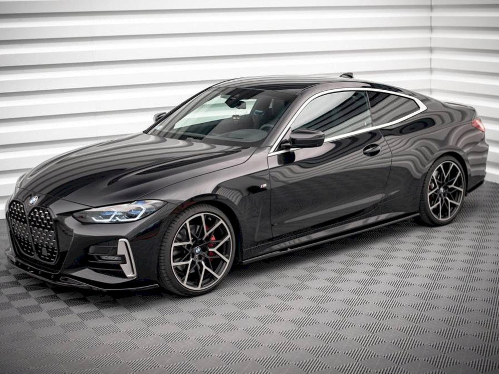 Side Skirts Diffusers V.1 compatible with BMW 4 M-Pack / M440i G22 / G23 / G22 Facelift / G23 Facelift