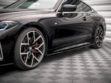 Side Skirts Diffusers V.1 compatible with BMW 4 M-Pack / M440i G22 / G23 / G22 Facelift / G23 Facelift
