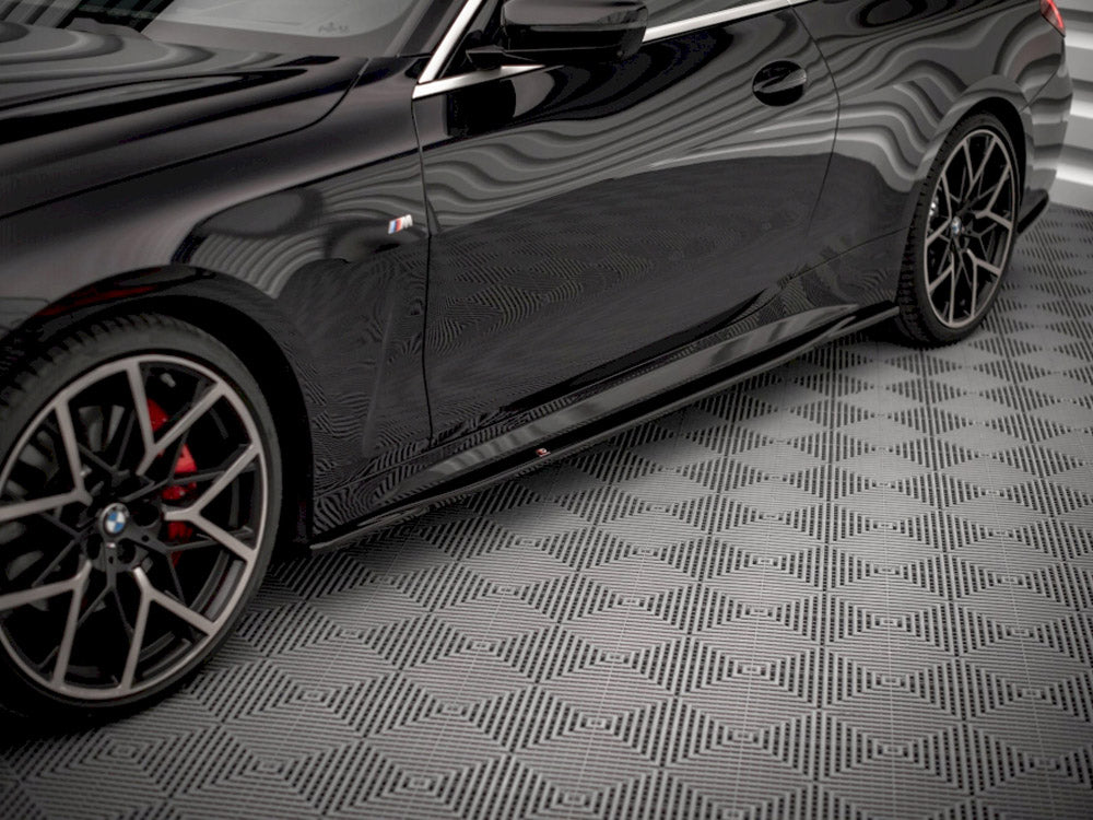 Side Skirts Diffusers V.3 Bmw 4 M-pack G22 (2020-)