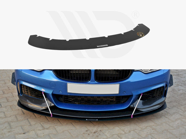 MAXTON DESIGN Front Racing Splitter V.3 Bmw 4 F32 M-sport & M-performance (2013-2016)