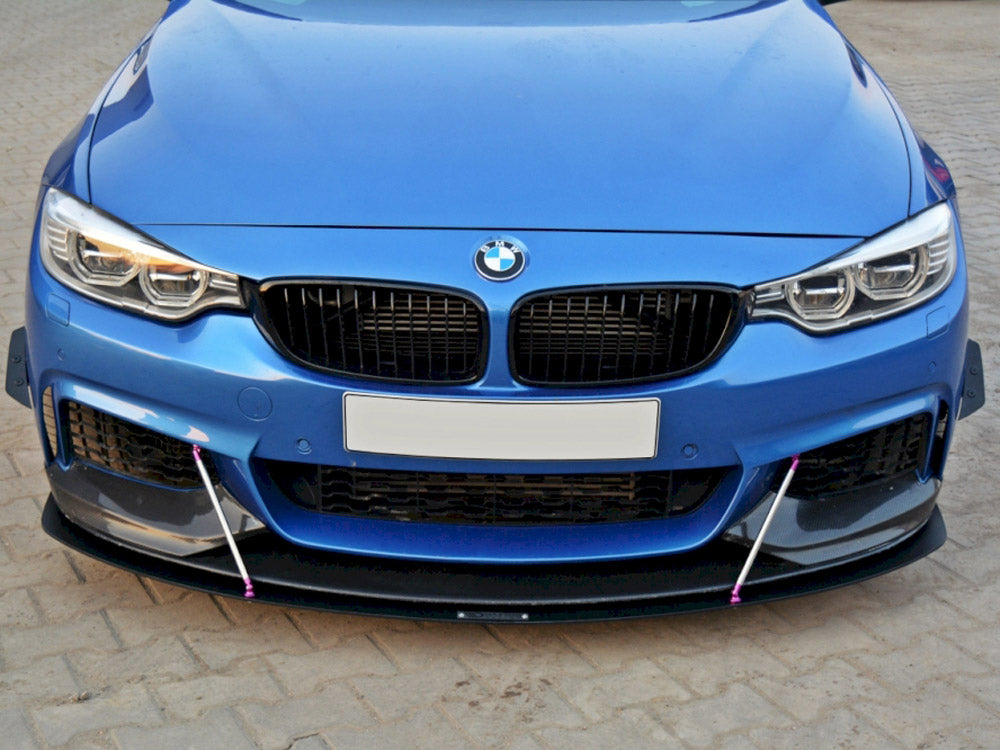 MAXTON DESIGN Front Racing Splitter V.3 Bmw 4 F32 M-sport & M-performance (2013-2016)