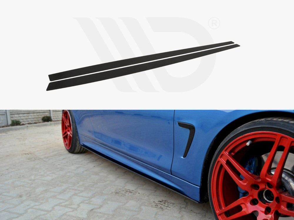 Racing Side Skirts Splitters Bmw 4 F32 M-sport (2013-2016)
