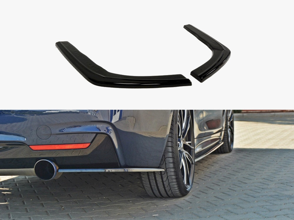 Rear Side Splitters V.1 compatible with BMW 4 Coupe / Gran Coupe M Sport F32 / F36