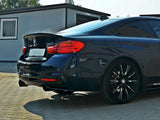 Rear Side Splitters V.1 compatible with BMW 4 Coupe / Gran Coupe M Sport F32 / F36