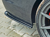 Rear Side Splitters compatible with BMW 5 F11 M-Pack (Fits TWO Double Exhaust Ends)