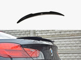 Spoiler CAP compatible with BMW 6 Gran Coupe M Sport - Carbon Look