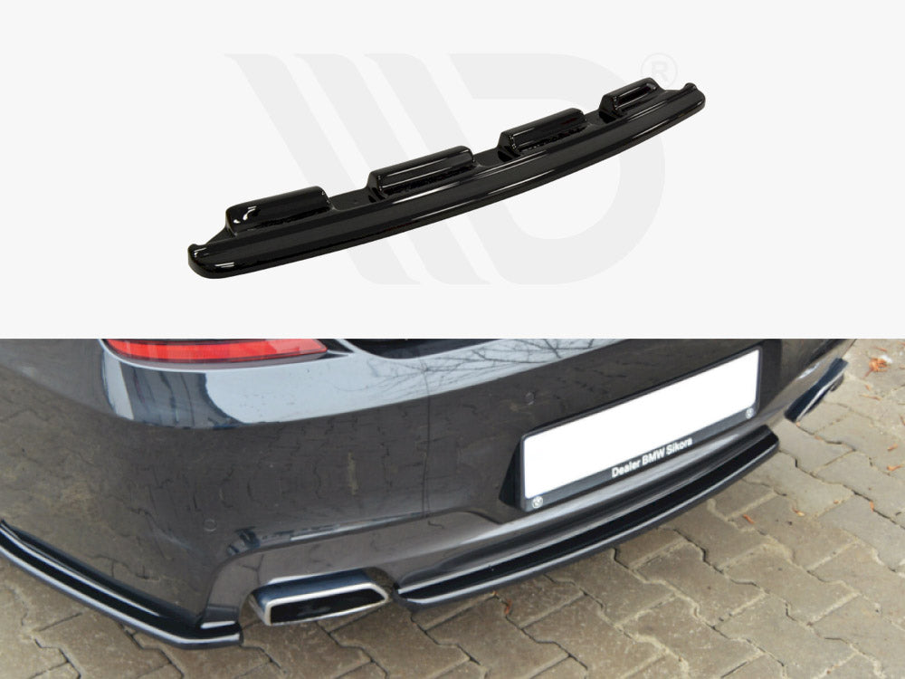 MAXTON DESIGN Central Rear Splitter BMW 6 Gran Coupe M-Sport