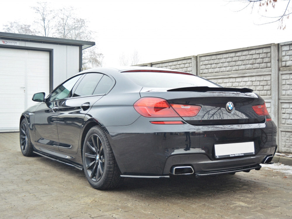 Central Rear Splitter (Vertical Bars) compatible with BMW 6 Gran Coupe M Sport