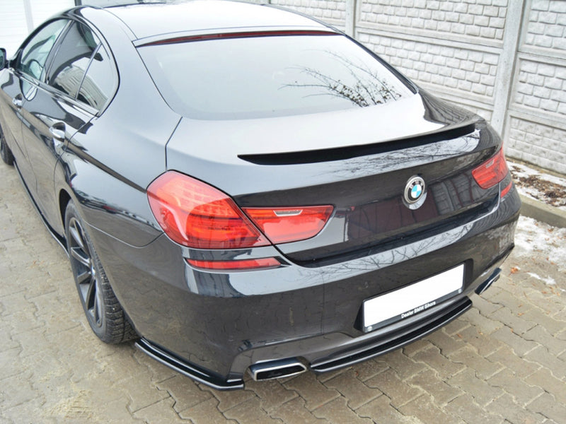 Central Rear Splitter (Vertical Bars) BMW 6 Gran Coupe M-Sport