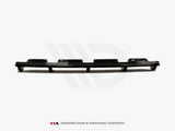 Central Rear Splitter (Vertical Bars) BMW 6 Gran Coupe M-Sport