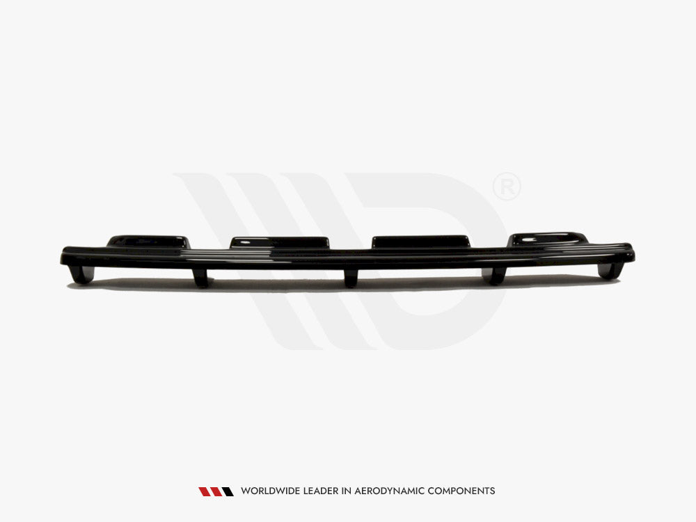 Central Rear Splitter (Vertical Bars) compatible with BMW 6 Gran Coupe M Sport - Textured