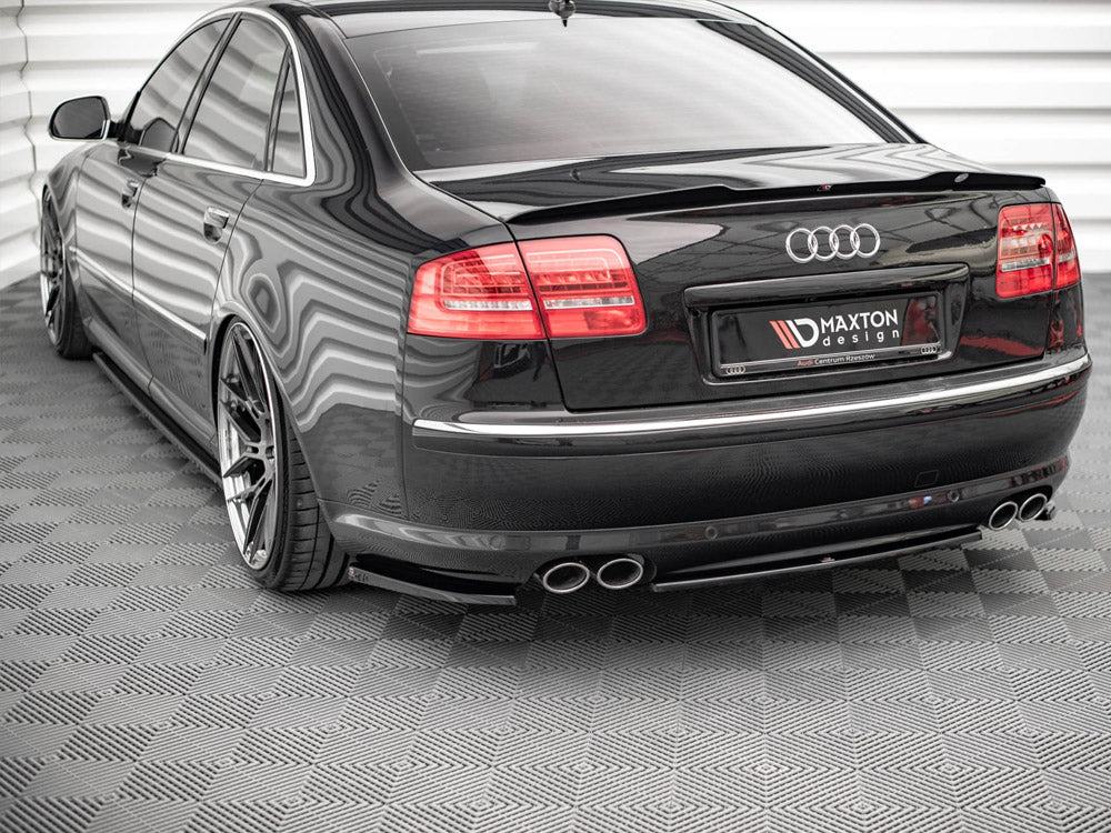 Central Rear Splitter compatible with Audi S8 D3 (2006-2010)