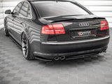Central Rear Splitter compatible with Audi S8 D3 (2006-2010)