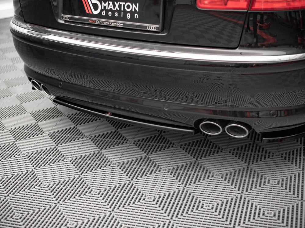 Central Rear Splitter compatible with Audi S8 D3 (2006-2010)