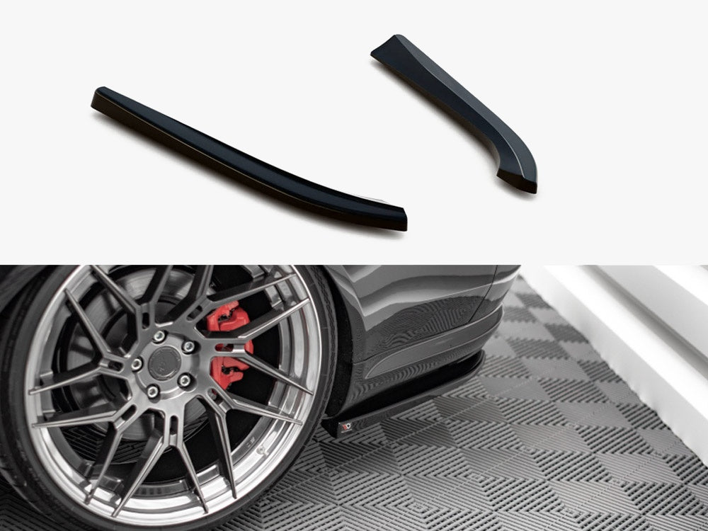 Rear Side Splitters compatible with Audi S8 D3 (2006-2010)