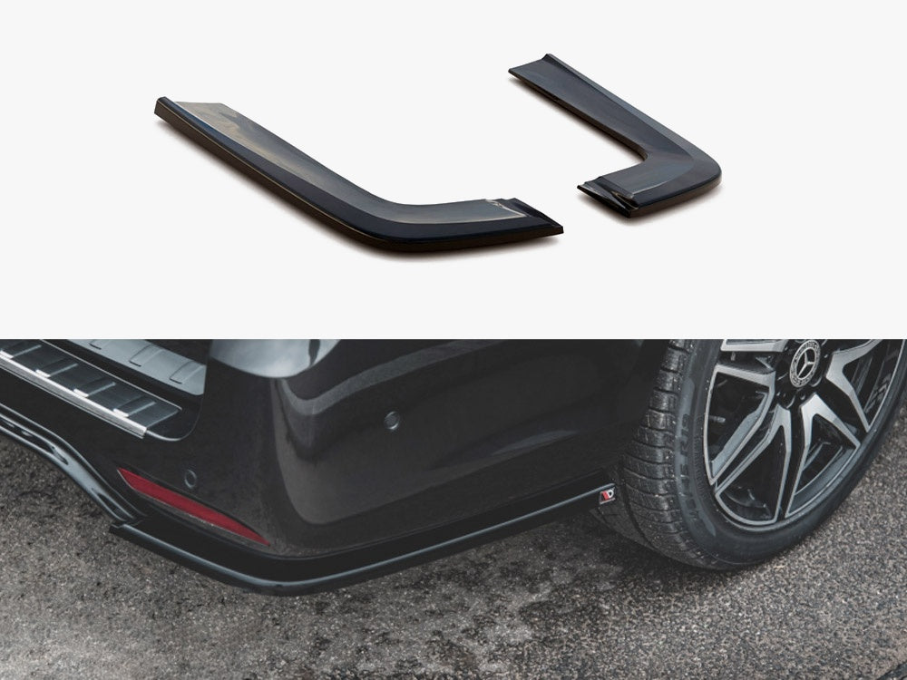 Rear Side Splitters V.2 compatible with Mercedes-Benz V-Class AMG Line W447 Facelift