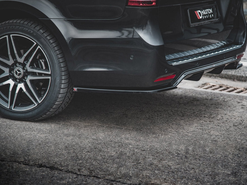 Rear Side Splitters V.2 compatible with Mercedes-Benz V-Class AMG Line W447 Facelift