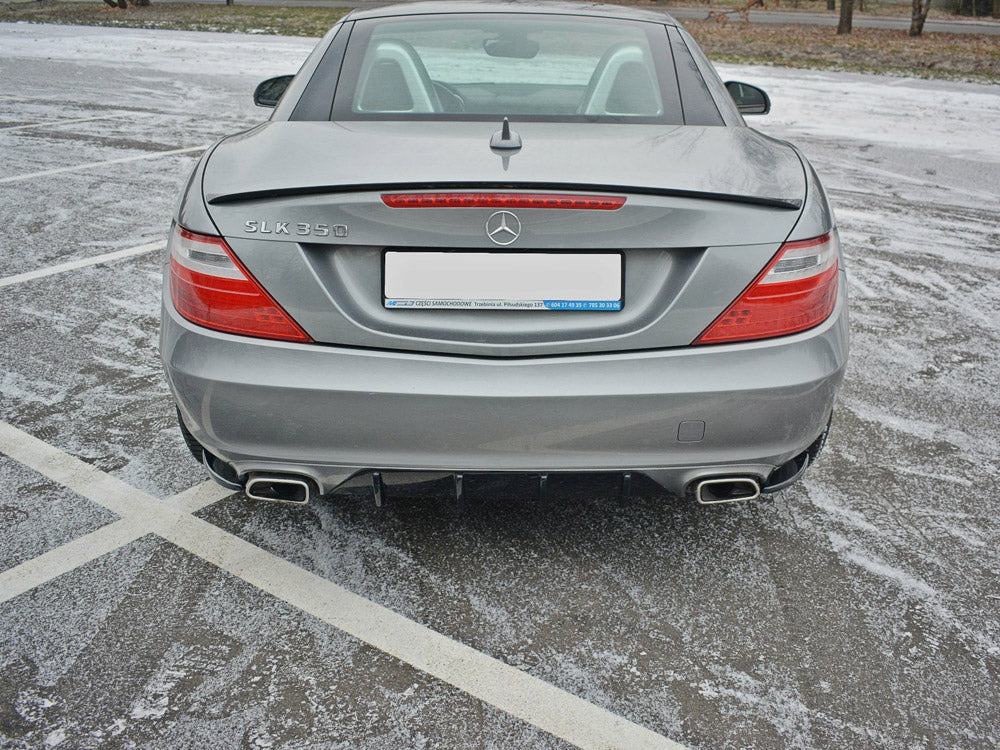 Rear Side Splitters V.1 compatible with Mercedes-Benz SLK R172 Standard (2011-2015)