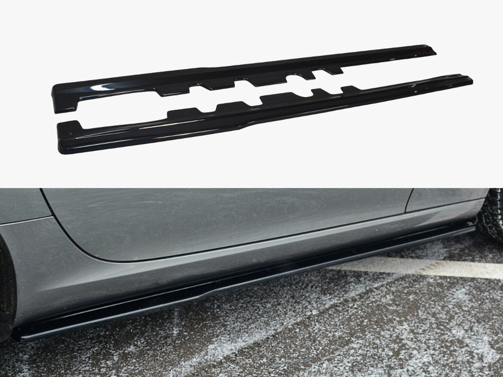 Side Skirts Splitters compatible with Mercedes-Benz SLK R172 Standard (2011-2015)
