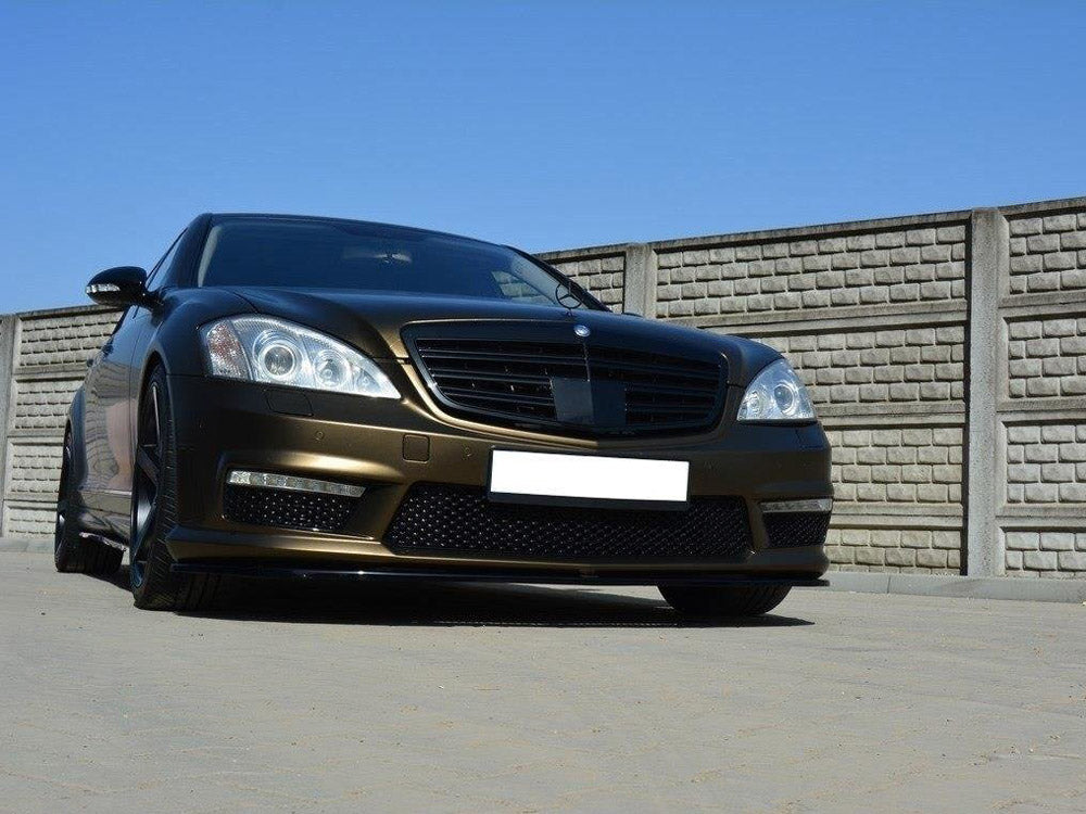 Front Splitter compatible with Mercedes S-Class W221 AMG