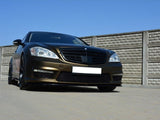 Front Splitter compatible with Mercedes S-Class W221 AMG - Carbon Look