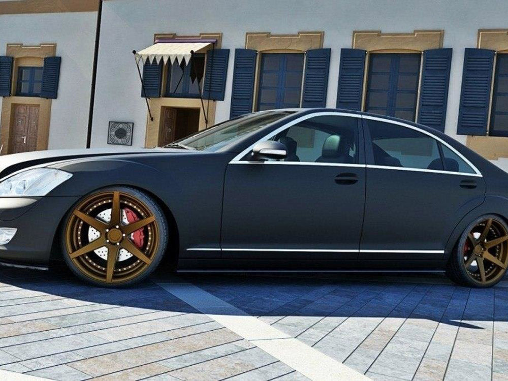 Side Skirts Diffusers Mercedes S-class W221 Long