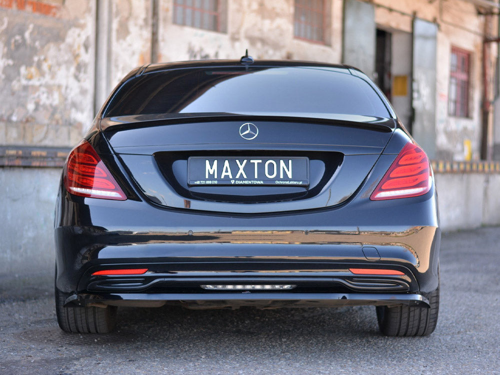 Spoiler Extension CAP compatible with Mercedes S-Class W222 (2013-2017) - Carbon Look