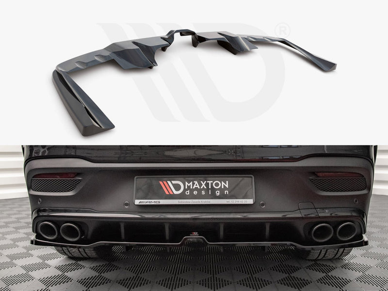 MAXTON DESIGN Central Rear Splitter (Vertical Bars) Mercedes AMG GLE Coupe C167 (2019-)