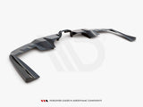 MAXTON DESIGN Central Rear Splitter (Vertical Bars) Mercedes AMG GLE Coupe C167 (2019-)