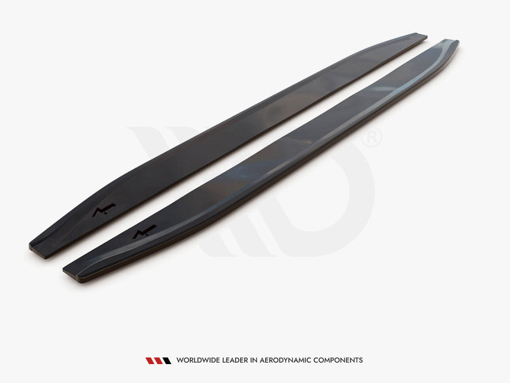 Side Skirts Diffusers V.2 compatible with Mercedes-AMG / AMG Line GLE Coupe C167 / C167 Facelift