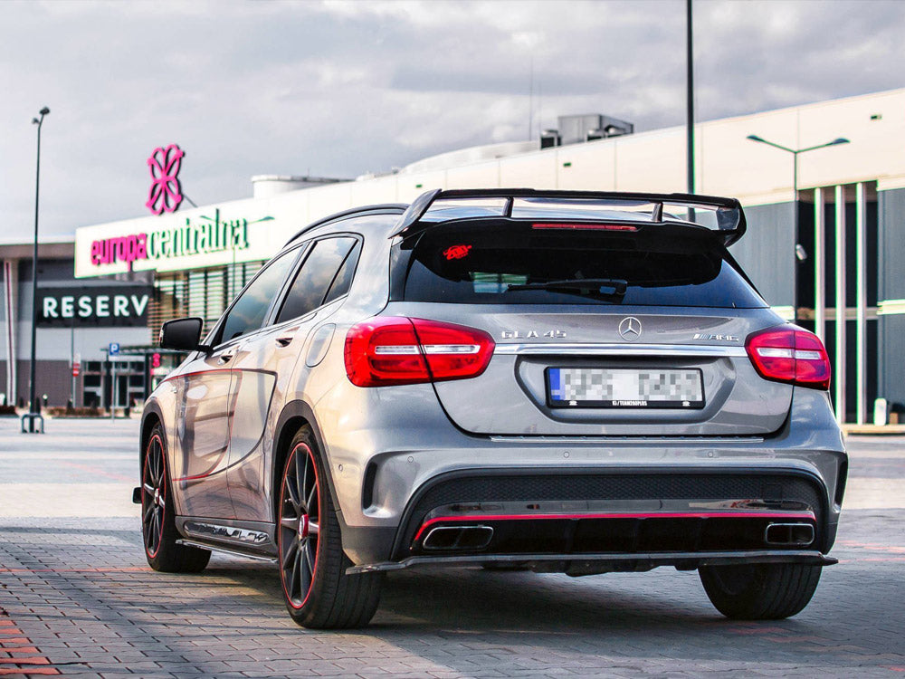 Spoiler Extension CAP compatible with Mercedes-Benz GLA 45 AMG SUV (X156) Pre-facelift (2014-2017)