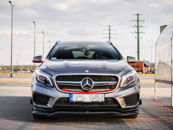 Front Splitter Mercedes-benz GLA 45 AMG SUV (X156) Pre-facelift (2014-2017)