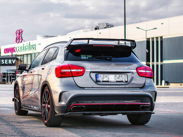Rear Splitter (Vertical Bars) Mercedes-benz GLA 45 AMG SUV (X156) Pre-facelift (2014-2017)