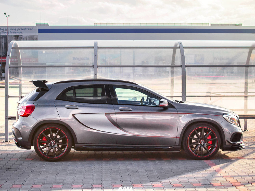Side Skirts Splitters compatible with Mercedes-Benz GLA 45 AMG SUV (X156) Pre-facelift (2014-2017) - Textured