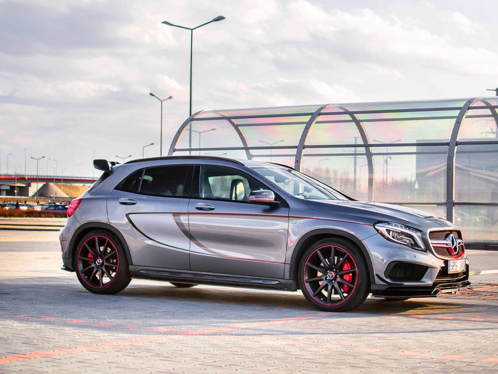 Side Skirts Splitters compatible with Mercedes-Benz GLA 45 AMG SUV (X156) Pre-facelift (2014-2017) - Textured