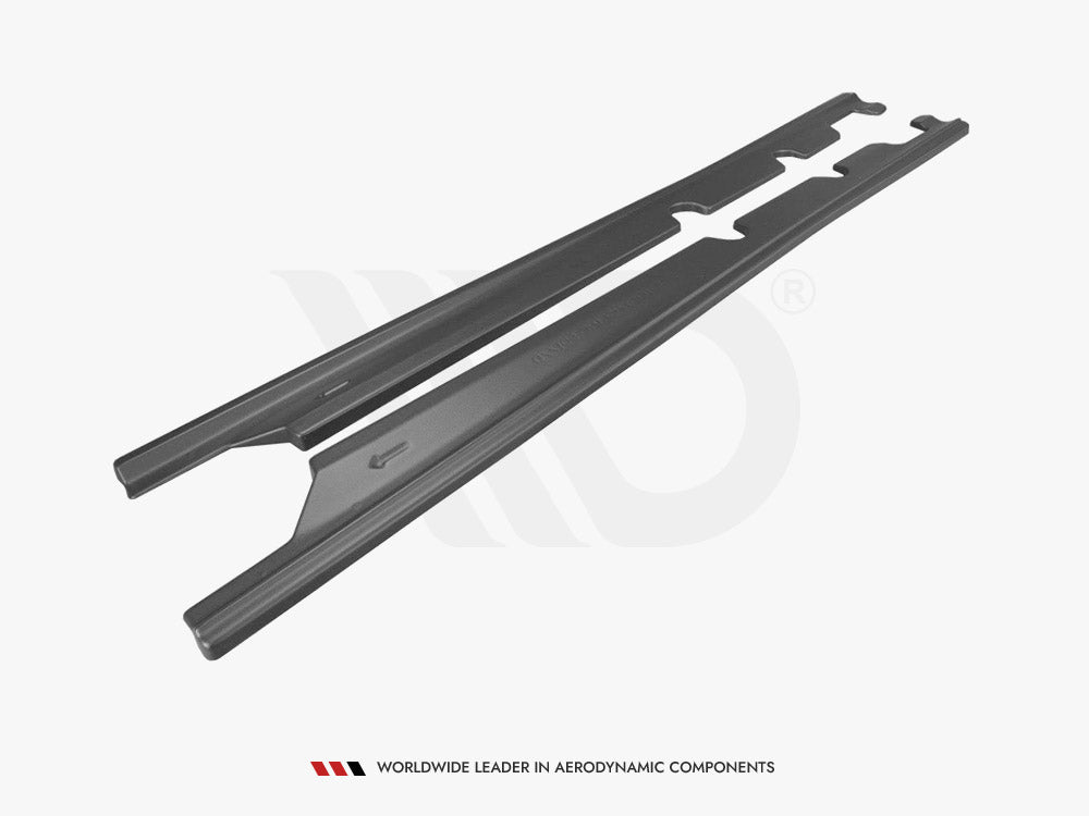 Side Skirts Splitters compatible with Mercedes GLE W166 AMG Line (2015-2018)