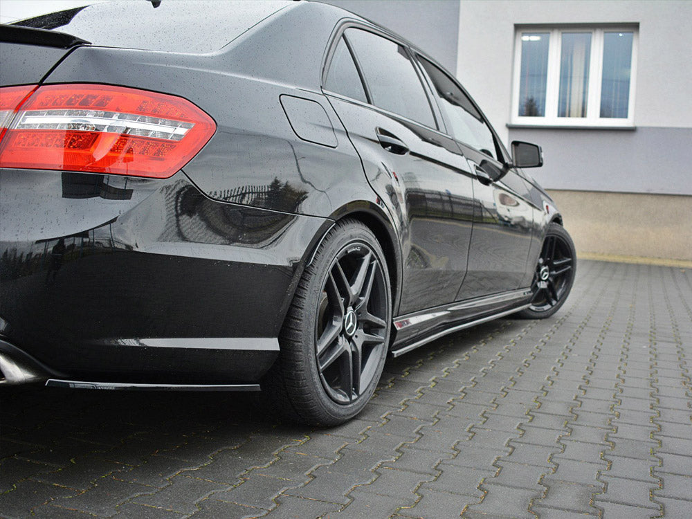 Side Skirts Splitters compatible with Mercedes E-Class 212 63 AMG (2009-2012)