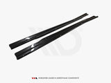 Side Skirts Splitters compatible with Mercedes E-Class 212 63 AMG (2009-2012)