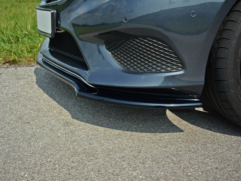 Front Splitter V.1 compatible with Mercedes - Benz E Coupe / Cabrio C207 Facelift / A207 Facelit