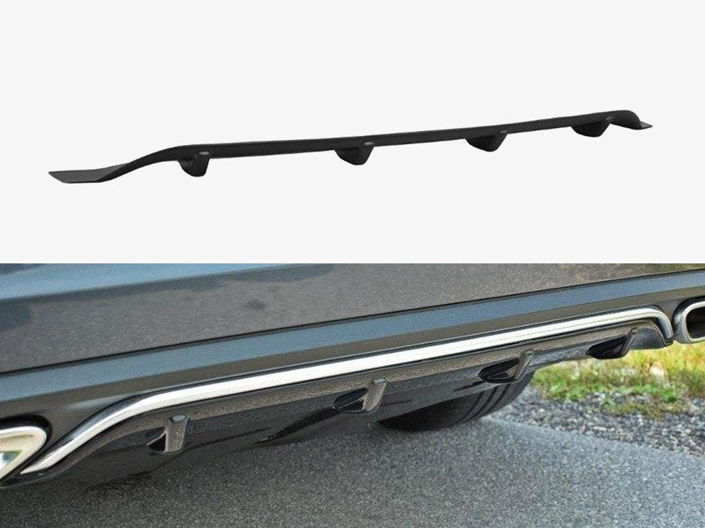Rear Valance compatible with Mercedes - Benz E Coupe / Cabrio C207 Facelift / A207 Facelit - Carbon Look