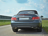 Rear Valance compatible with Mercedes - Benz E Coupe / Cabrio C207 Facelift / A207 Facelit - Carbon Look